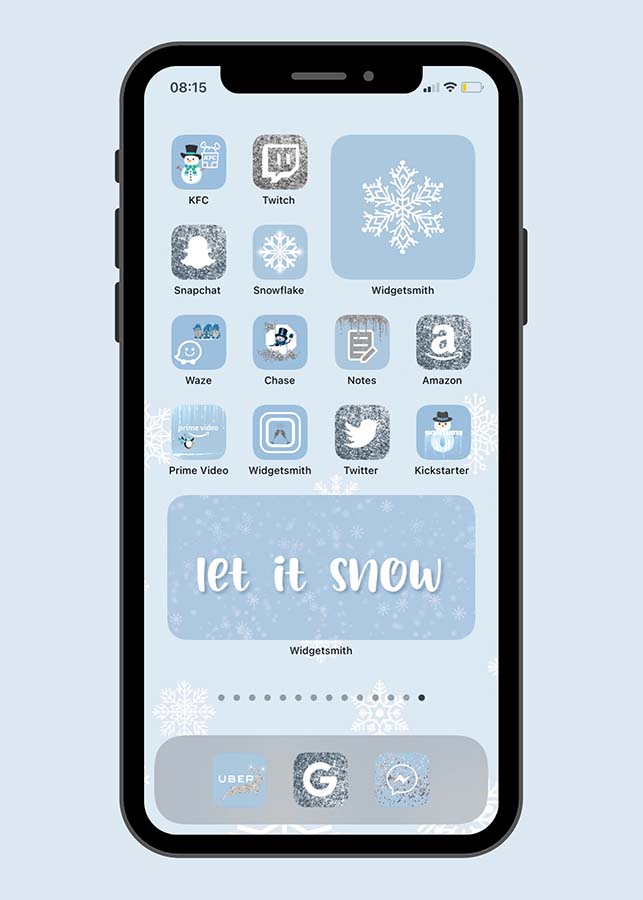 App Icons Snowy — Winter Style